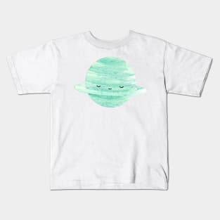 uranus cute planet Kids T-Shirt